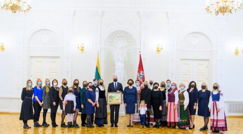 Birutietės Lietuvos kariuomenės dieną paminėjo Prezidentūtoje