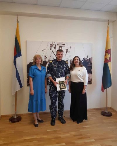 Birutiečių susitikimas su Karinių jūrų pajėgų vadu