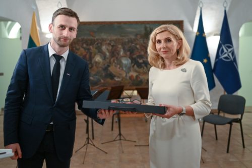 Birutiečių pirmininkė A. Vaikašnorienė