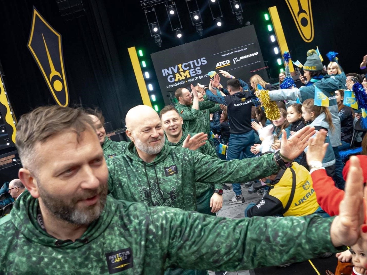 Lietuvos komanda Invictus Games 2025 žaidynių atidaryme
