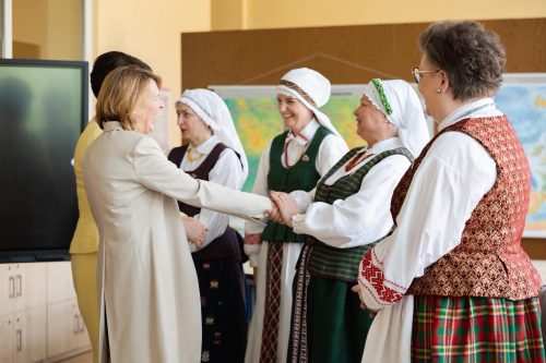 Birutietės susitikime su D. Nausėdiene ir E. Büdenbender