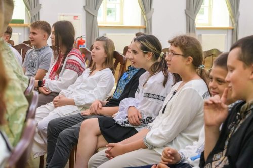 Ukrainos gynėjų vaikai stovykloje