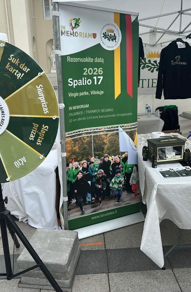 Vilniaus maratone – birutiečių kvietimas į renginį „In Memoriam“